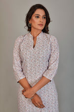 Load image into Gallery viewer, Sukura Digital Printed Fabric Gray Top
