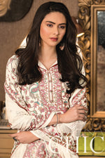 Load image into Gallery viewer, Cream Cotton Digital Print Fancy Suit
