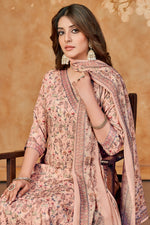 Load image into Gallery viewer, Jaam Satin Digital Print Casual Salwar Suit In Peach Color
